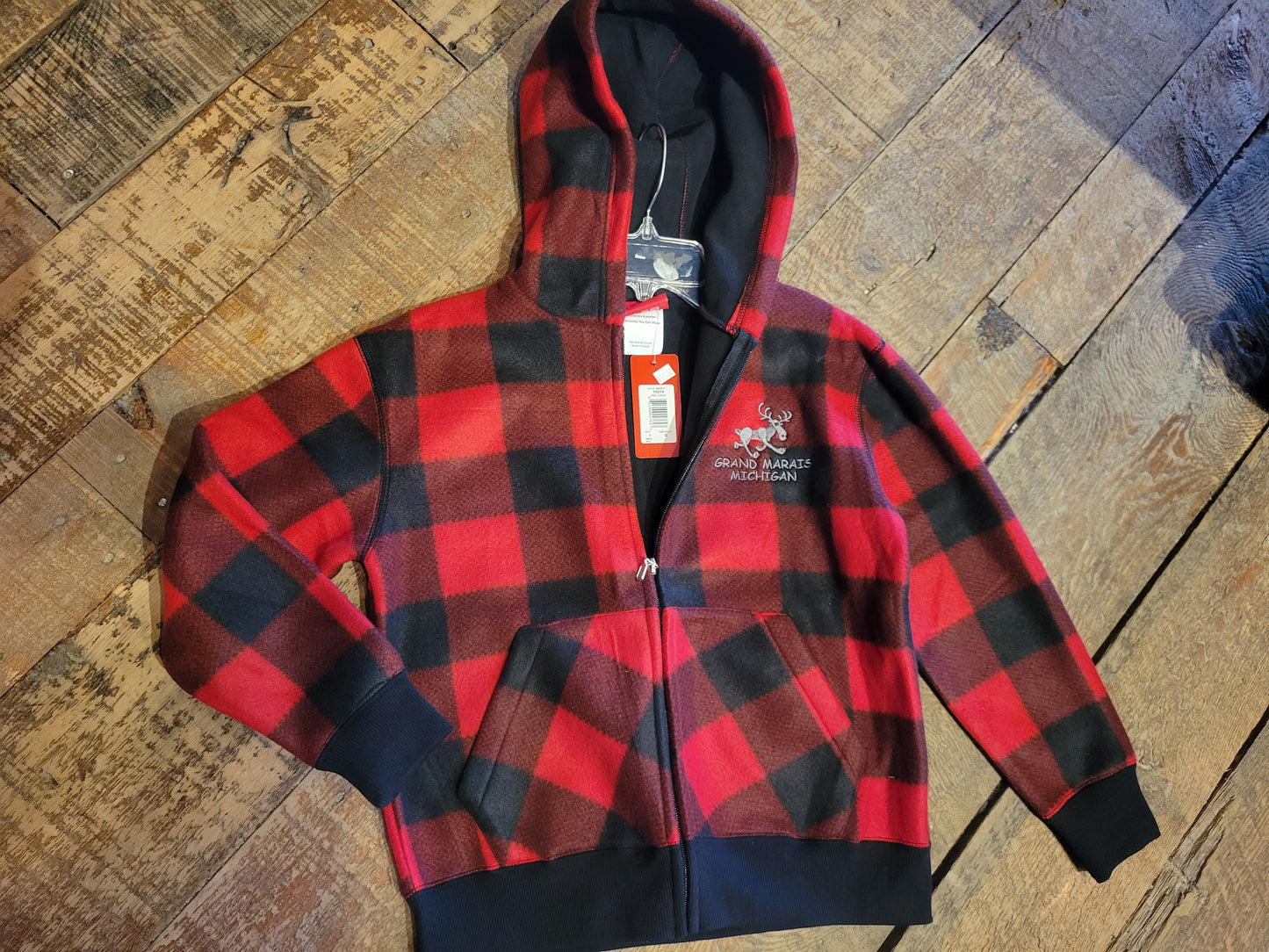 Youth Buffalo Plaid Coat