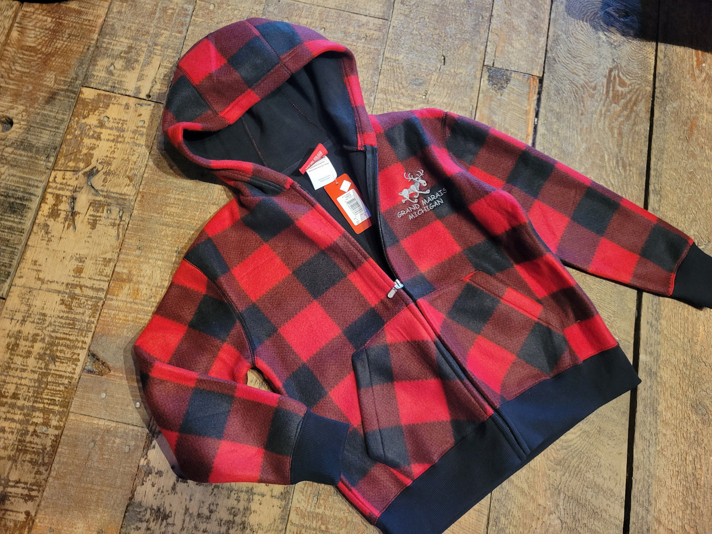 Youth Buffalo Plaid Coat