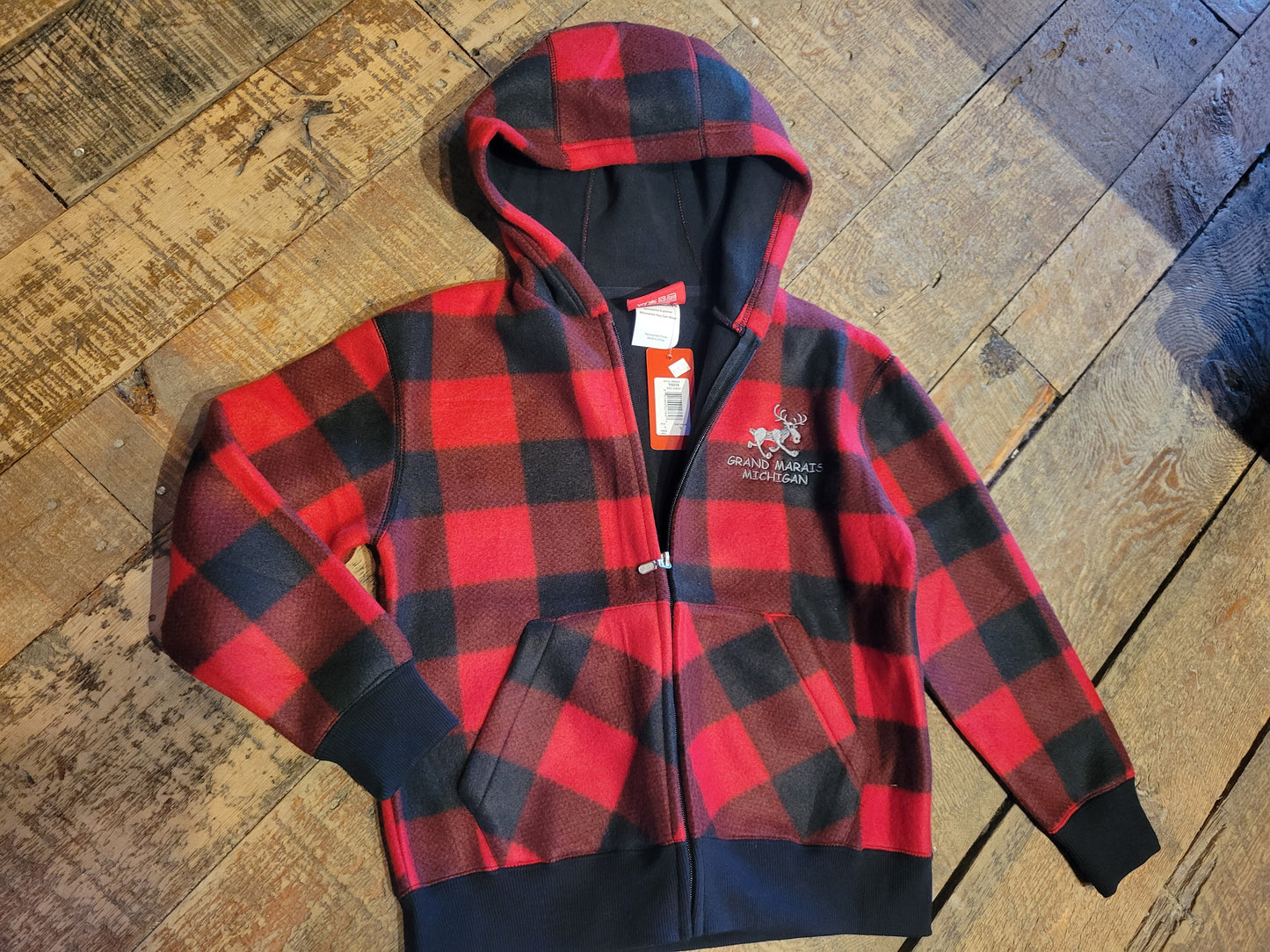 Youth Buffalo Plaid Coat