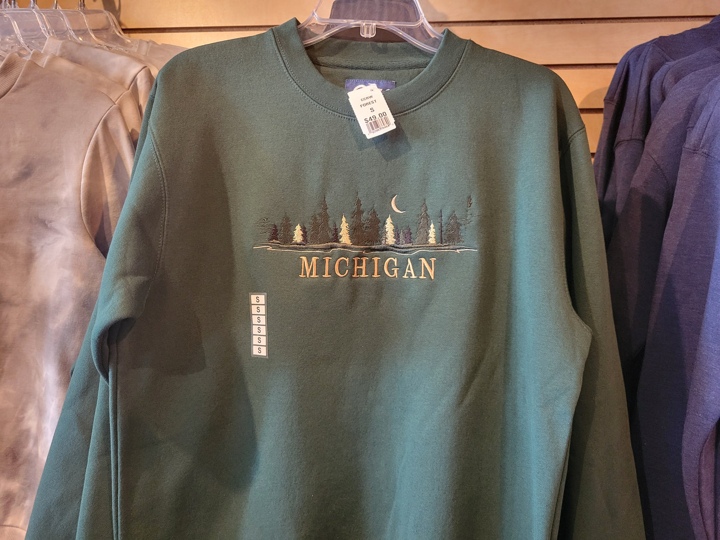 Forest green crew sweatshirt