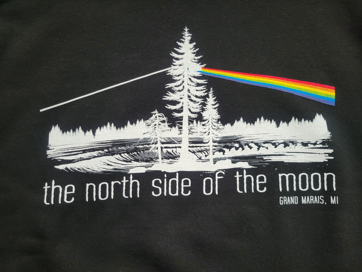 North side of the moon hoodie