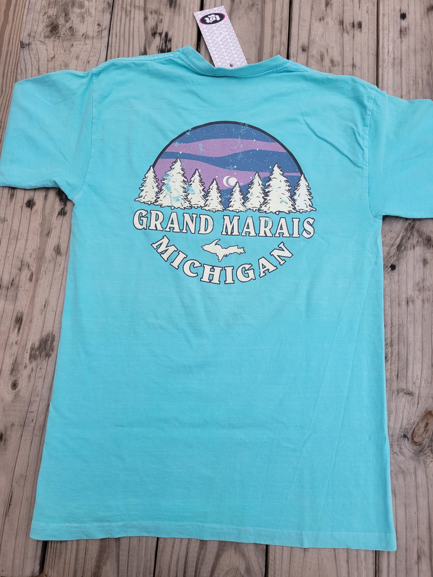 Snowy pines long sleeve t shirt