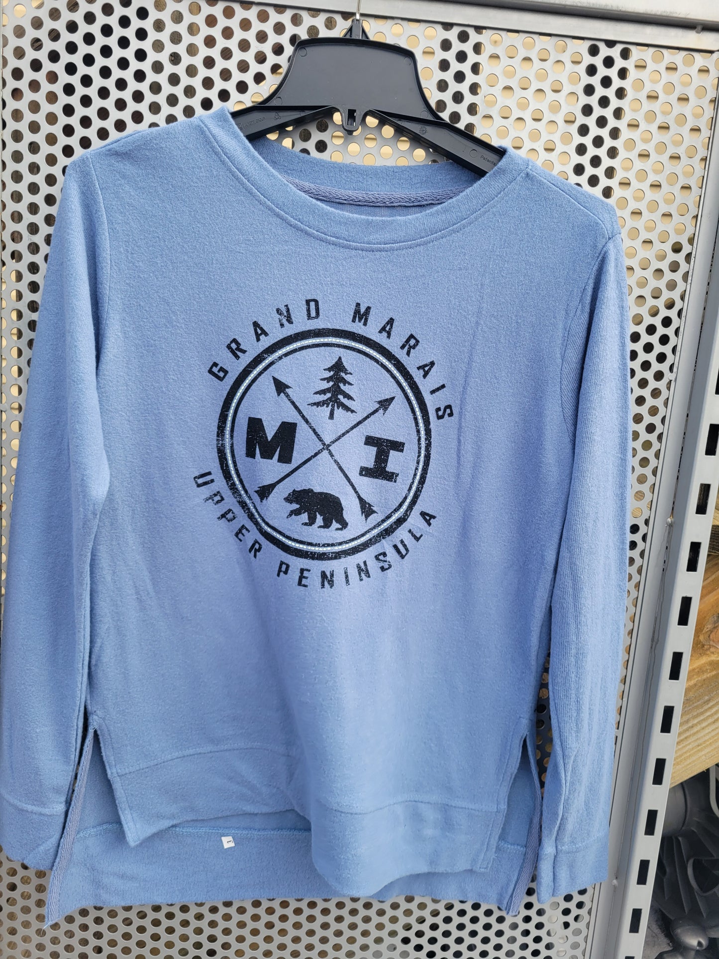 Dusty Rose or Misty Blue Crew sweatshirt
