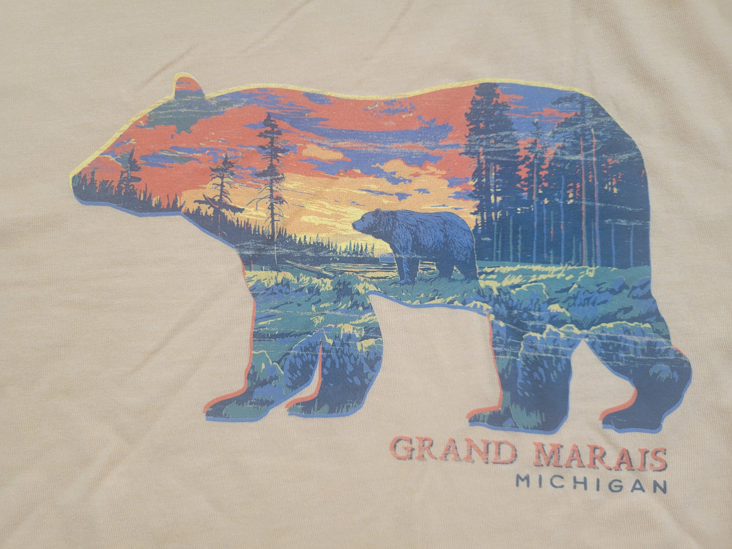 Bear in pines short sleeve