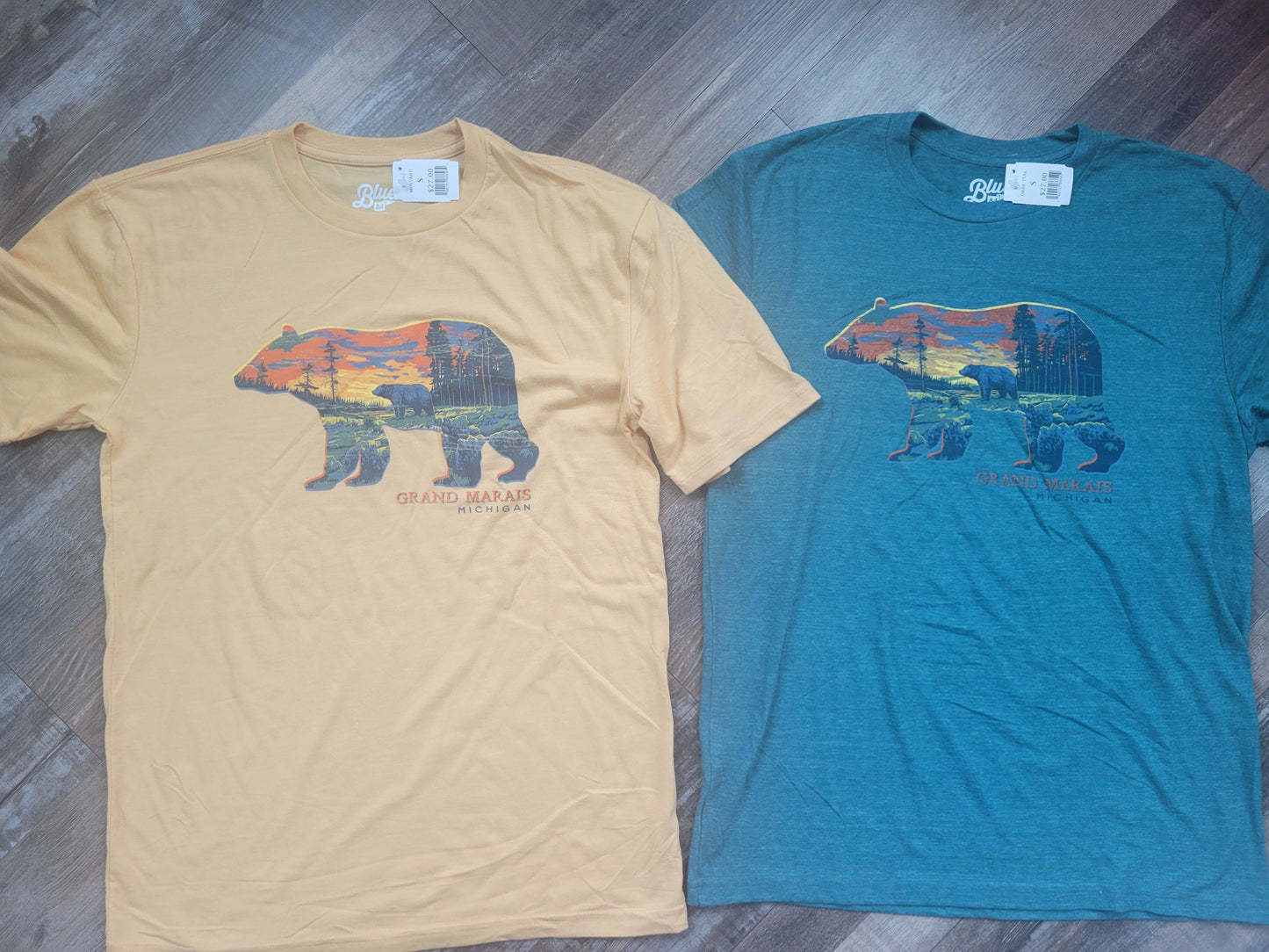 Bear in pines short sleeve