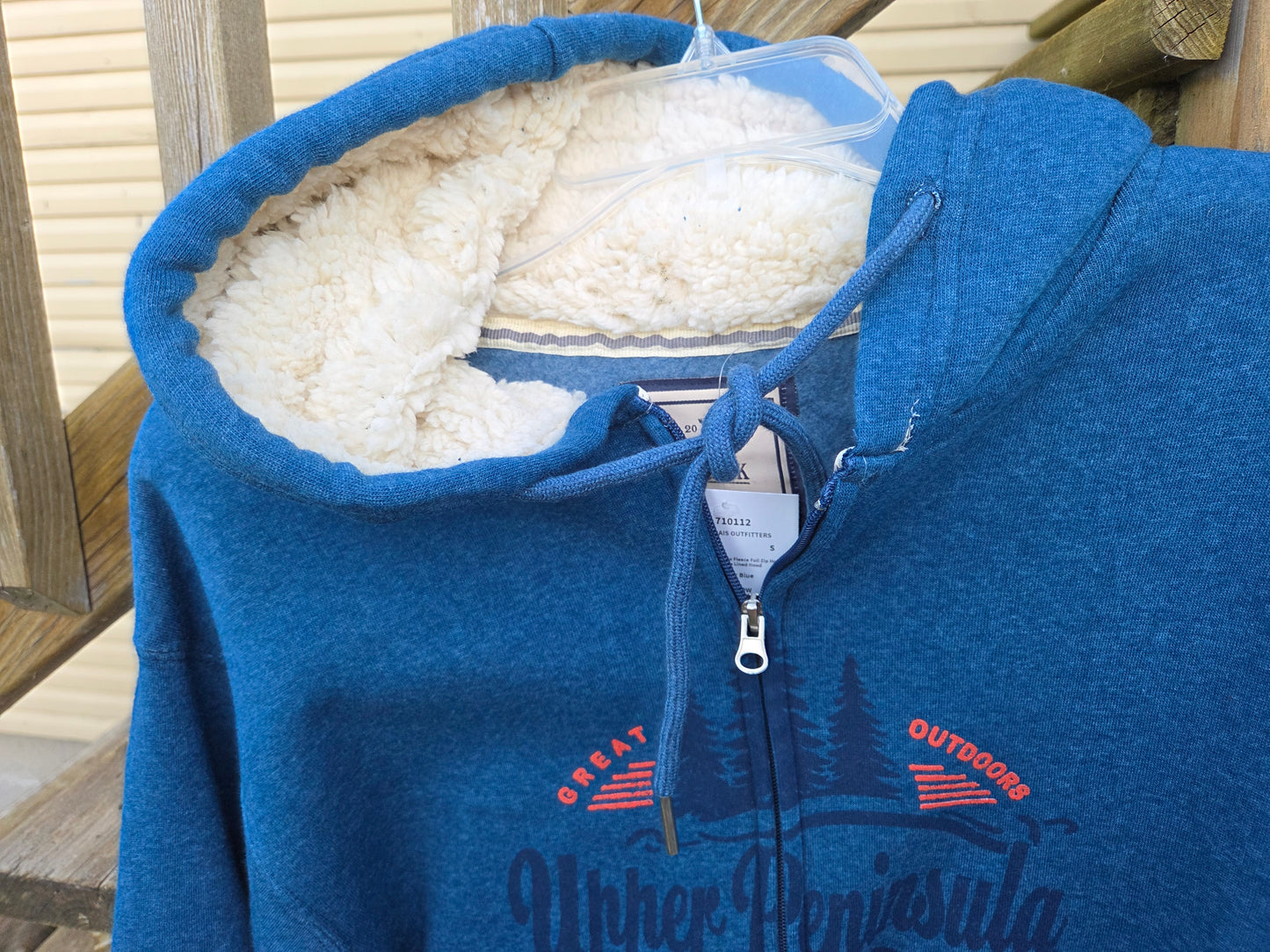 Full zip hoodie Green or Blue