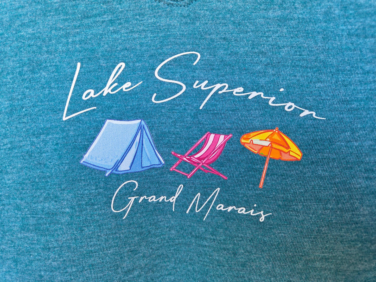 Ladies v neck beach icons