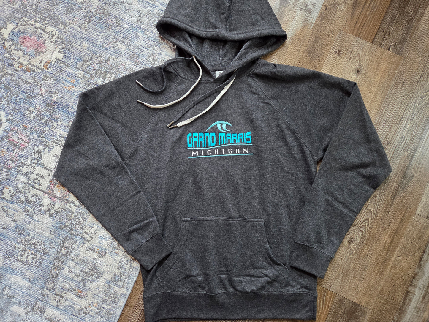 Charcoal gray hoodie