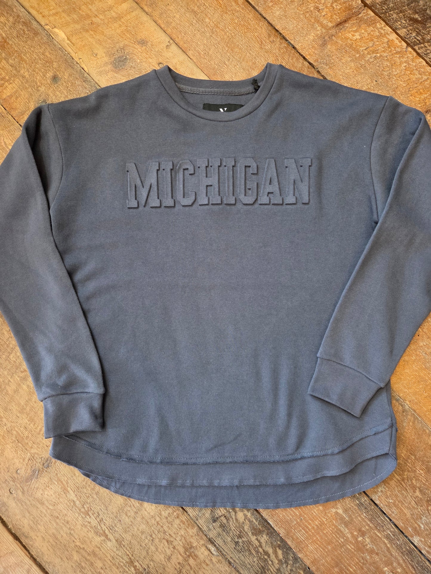 Blue Fleece Crewneck