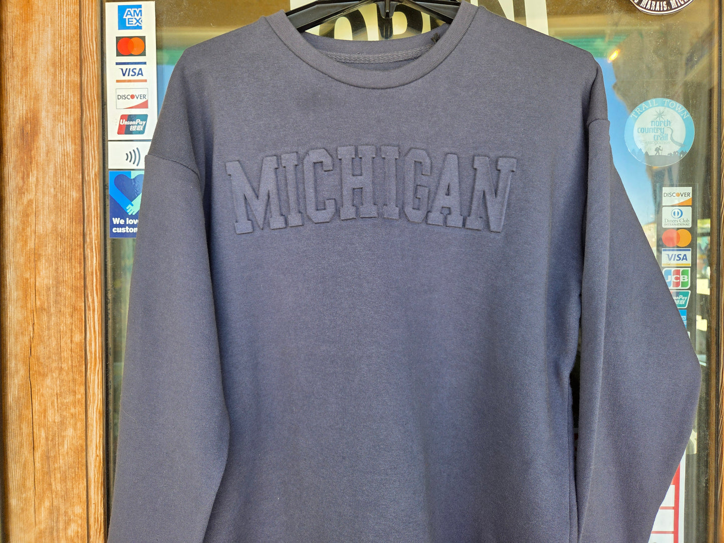 Blue Fleece Crewneck
