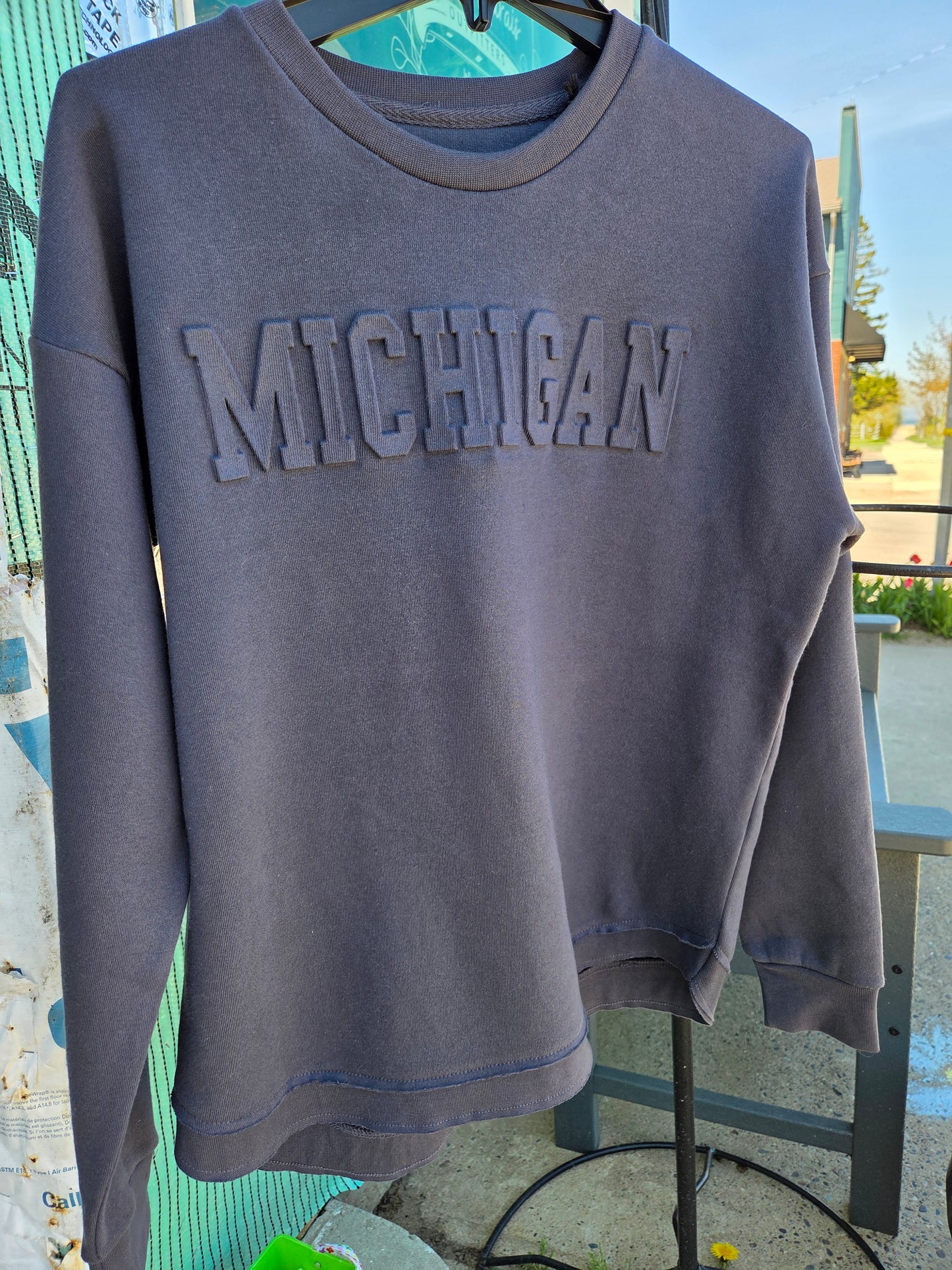 Blue Fleece Crewneck