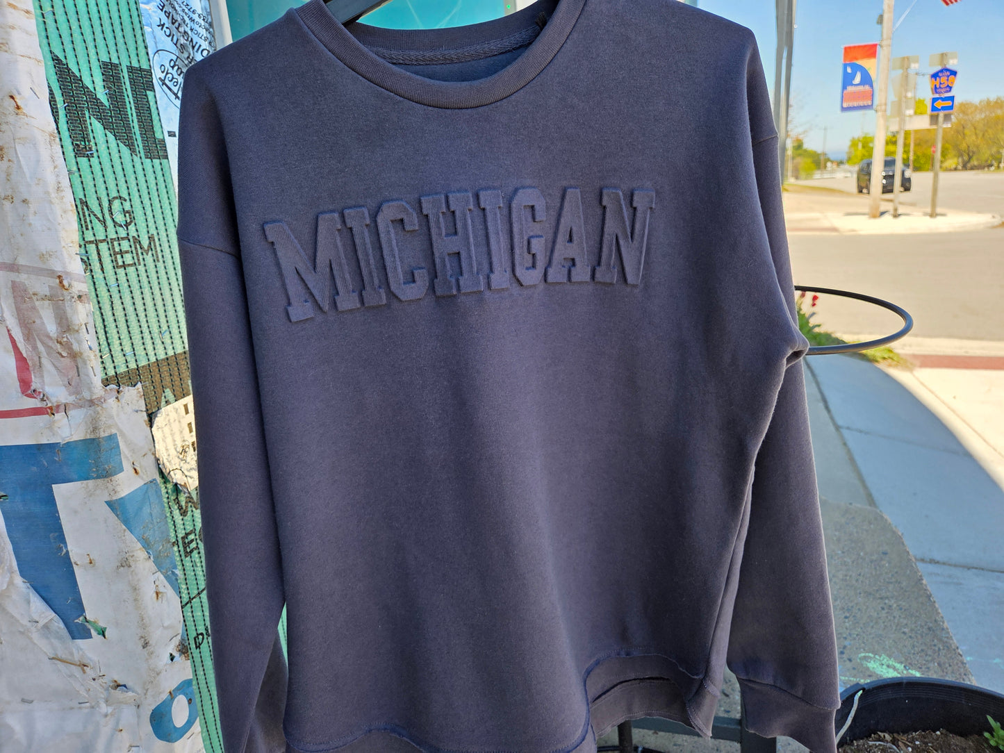 Blue Fleece Crewneck