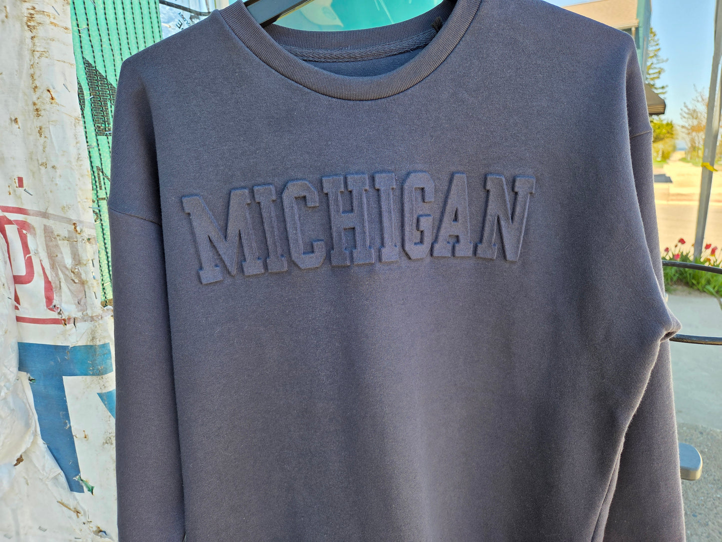 Blue Fleece Crewneck