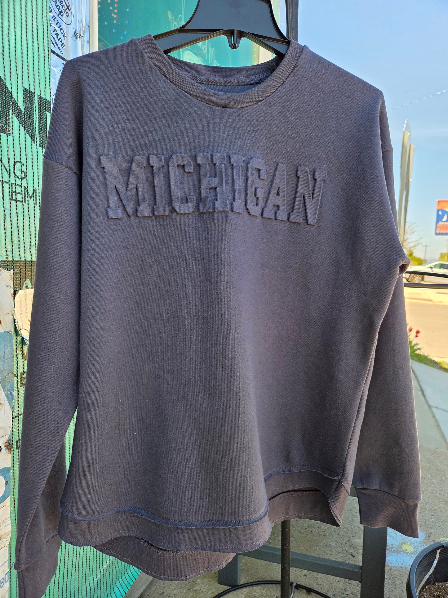 Blue Fleece Crewneck