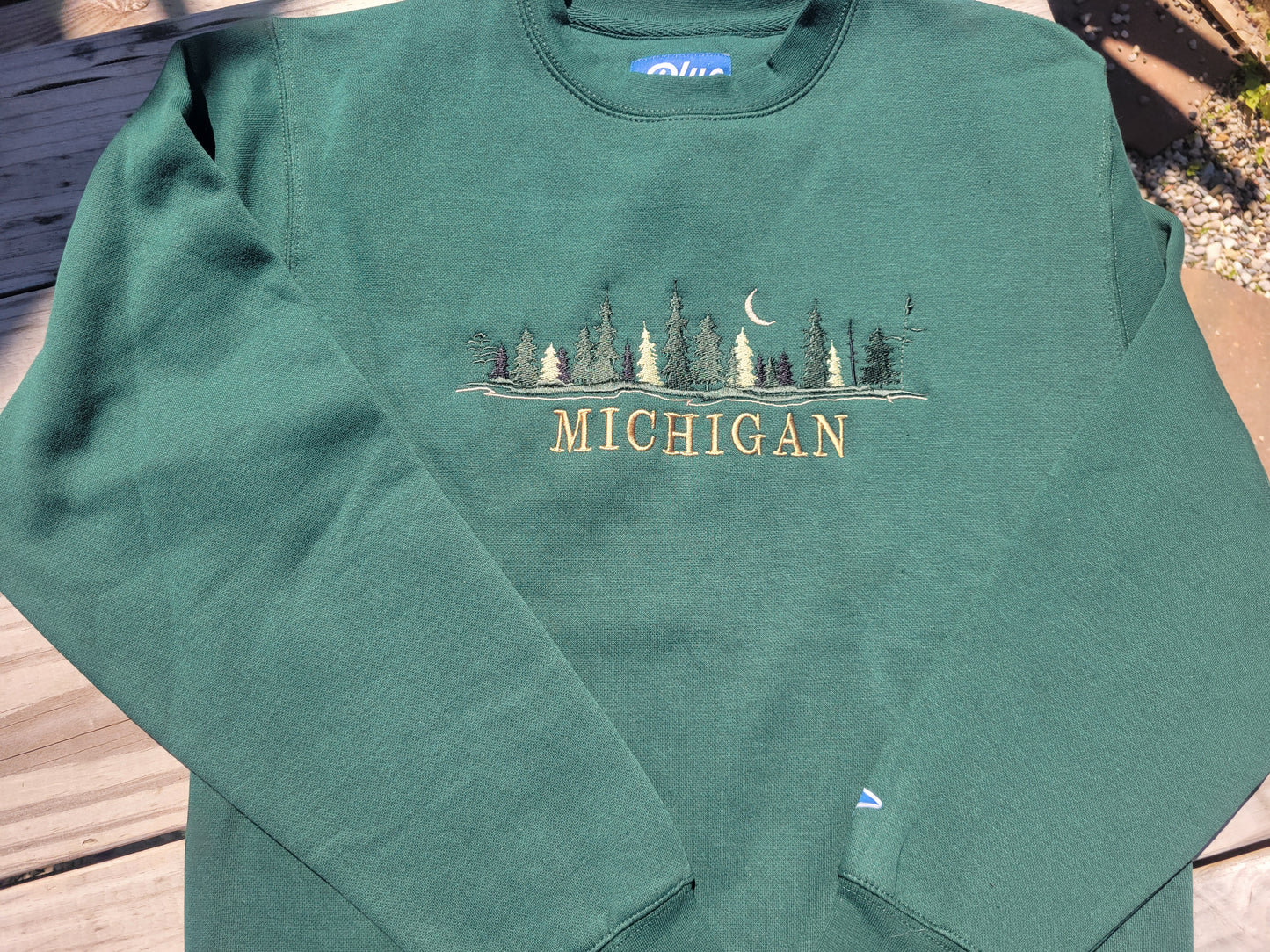 Forest green crew sweatshirt