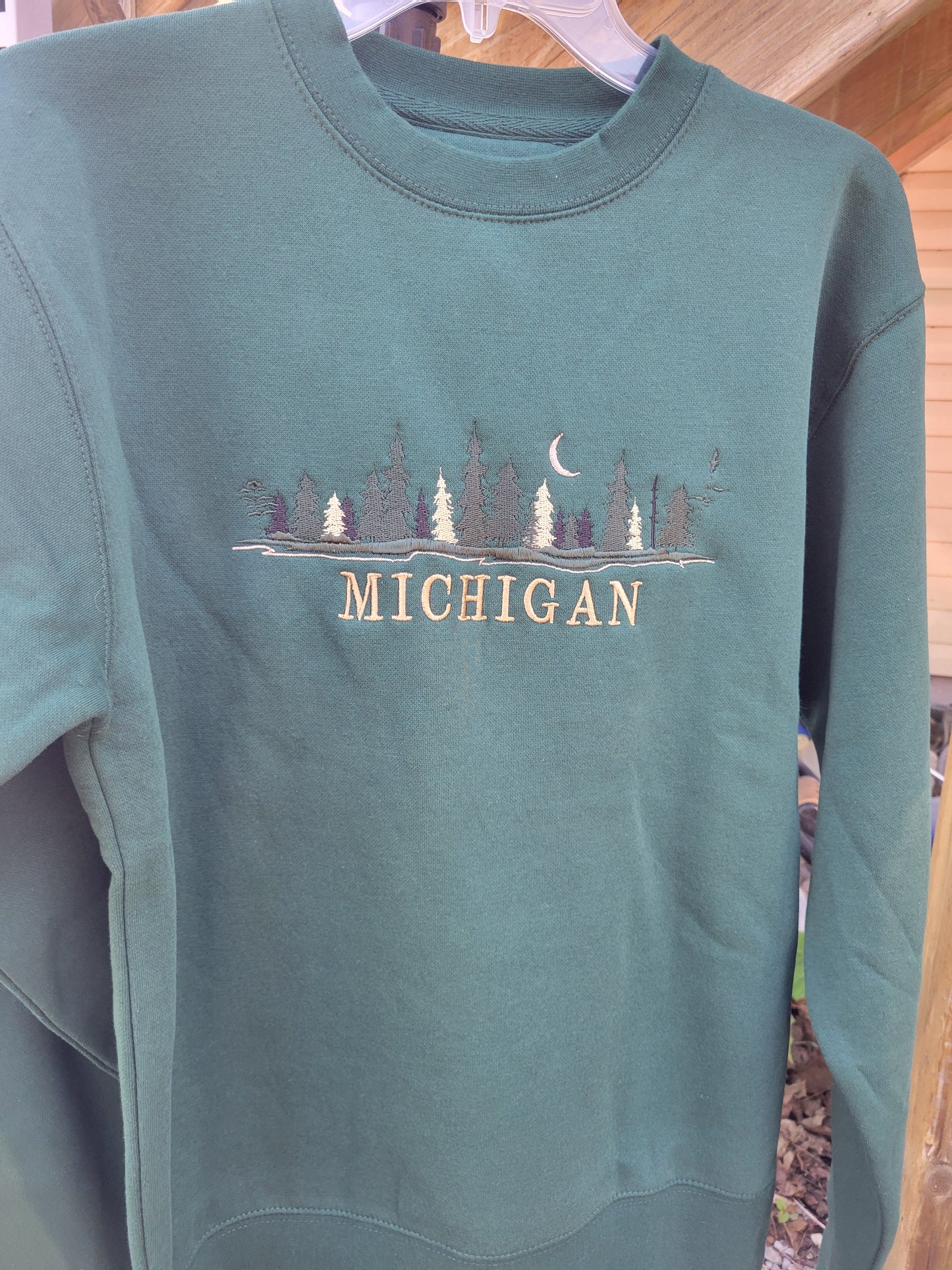 Forest green crew sweatshirt