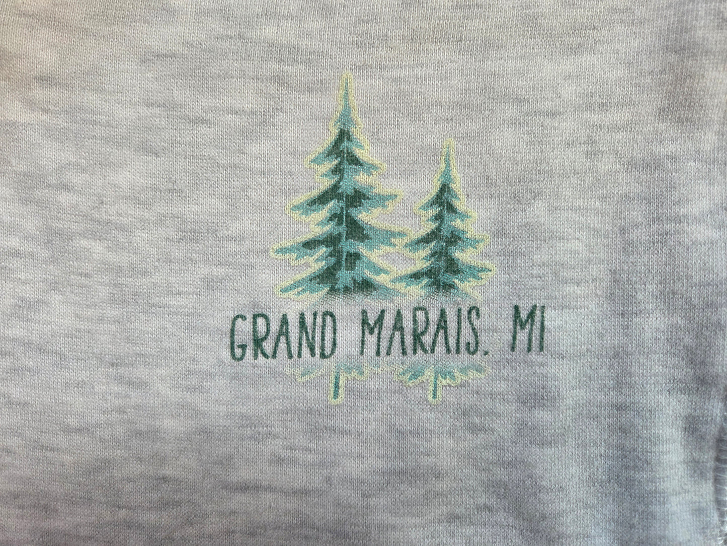 Hoodie with loons on back