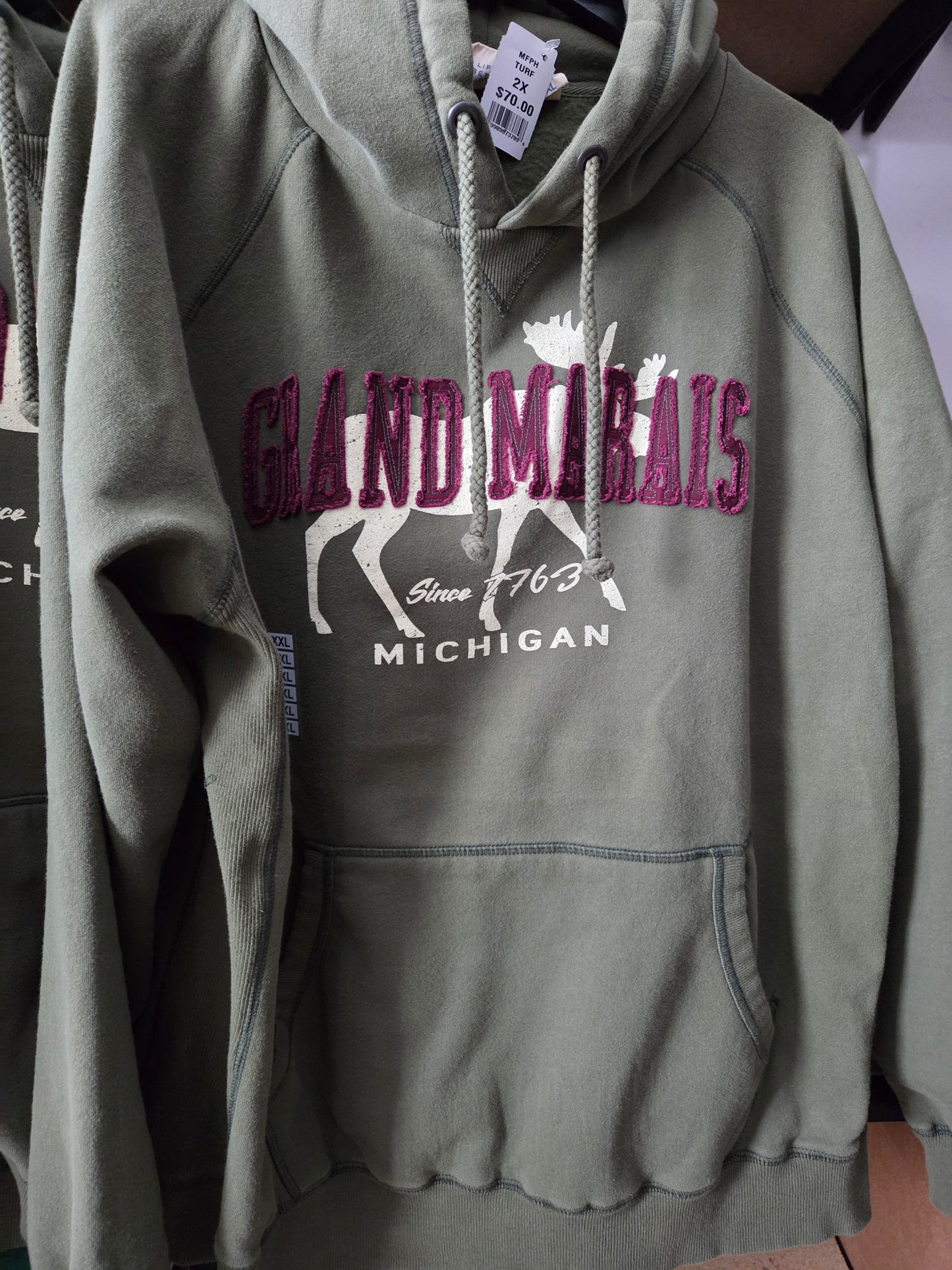 Grand Marais Moose Hoodie