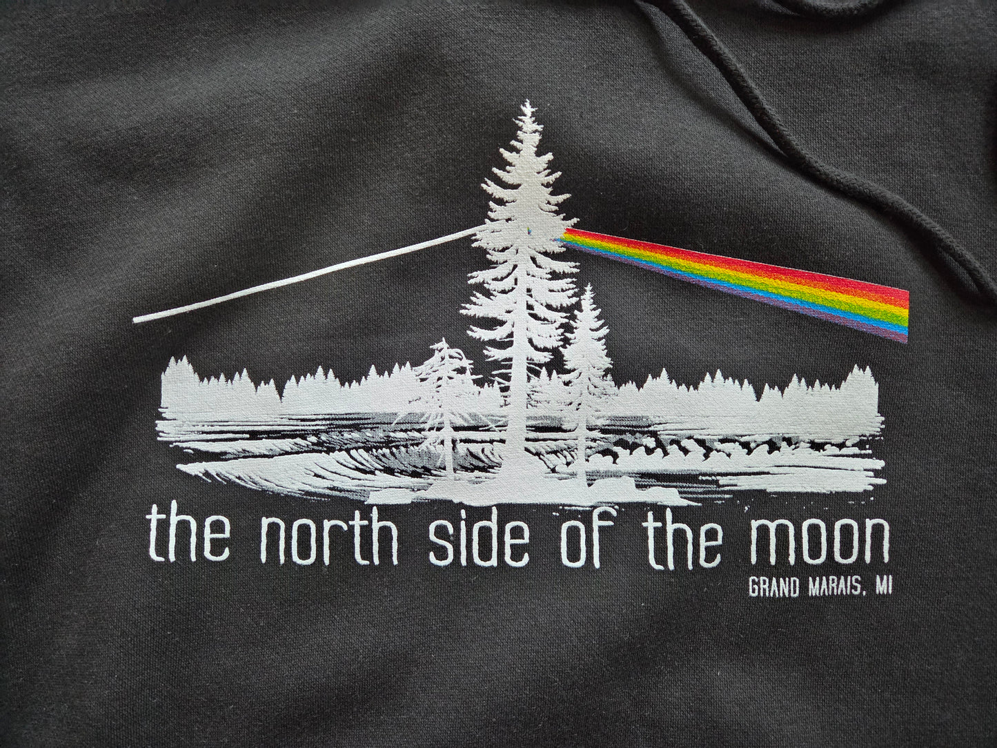 North side of the moon hoodie