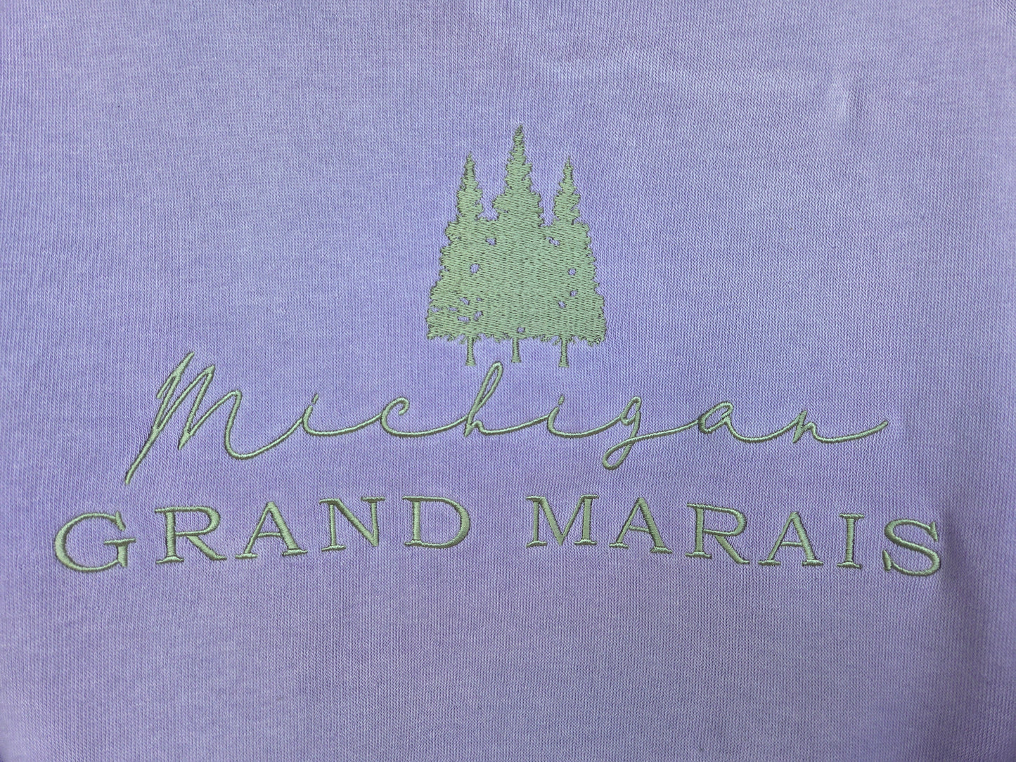 Light purple cross neck hoodie