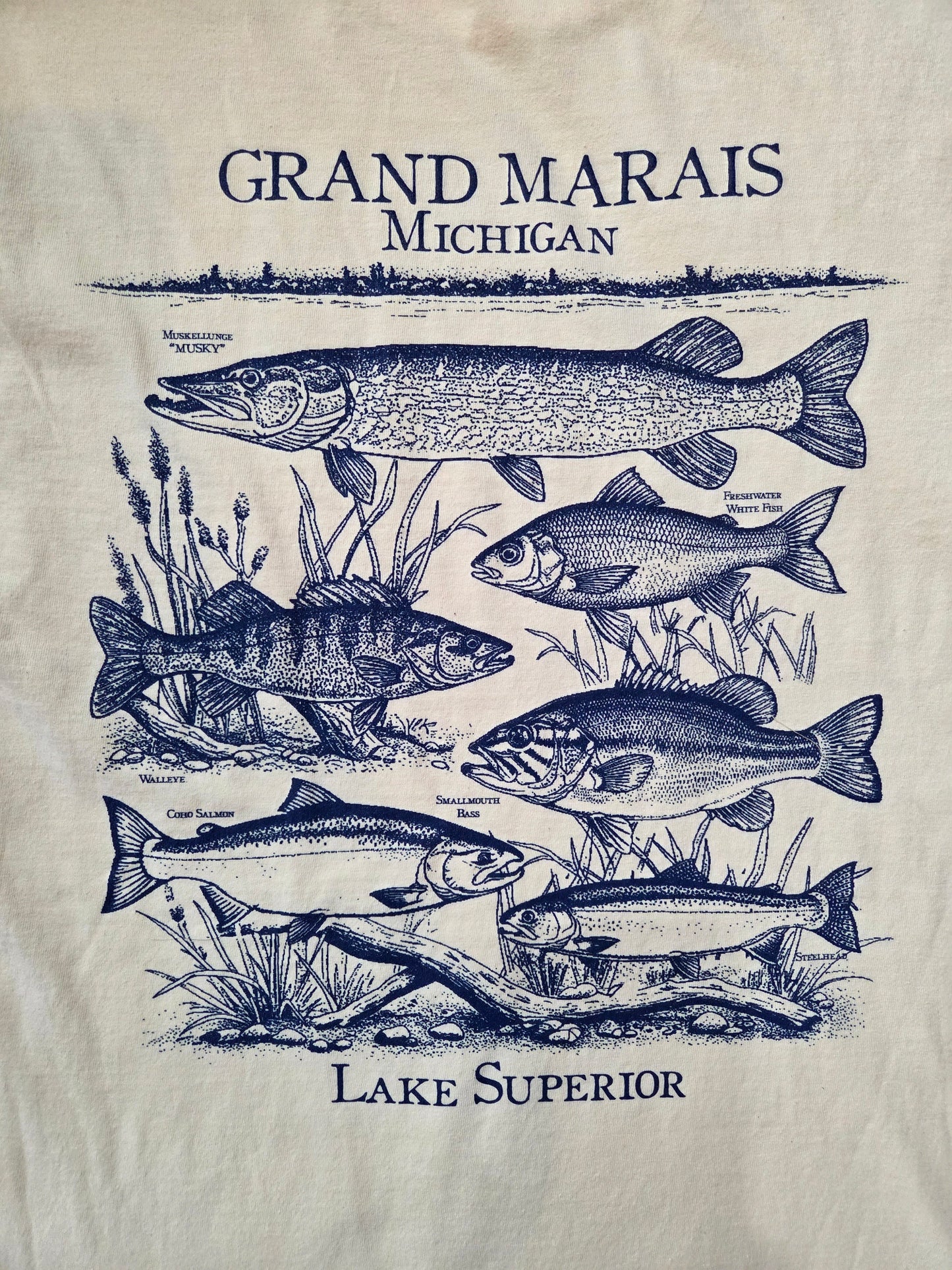 Fishing Lake Superior long sleeve