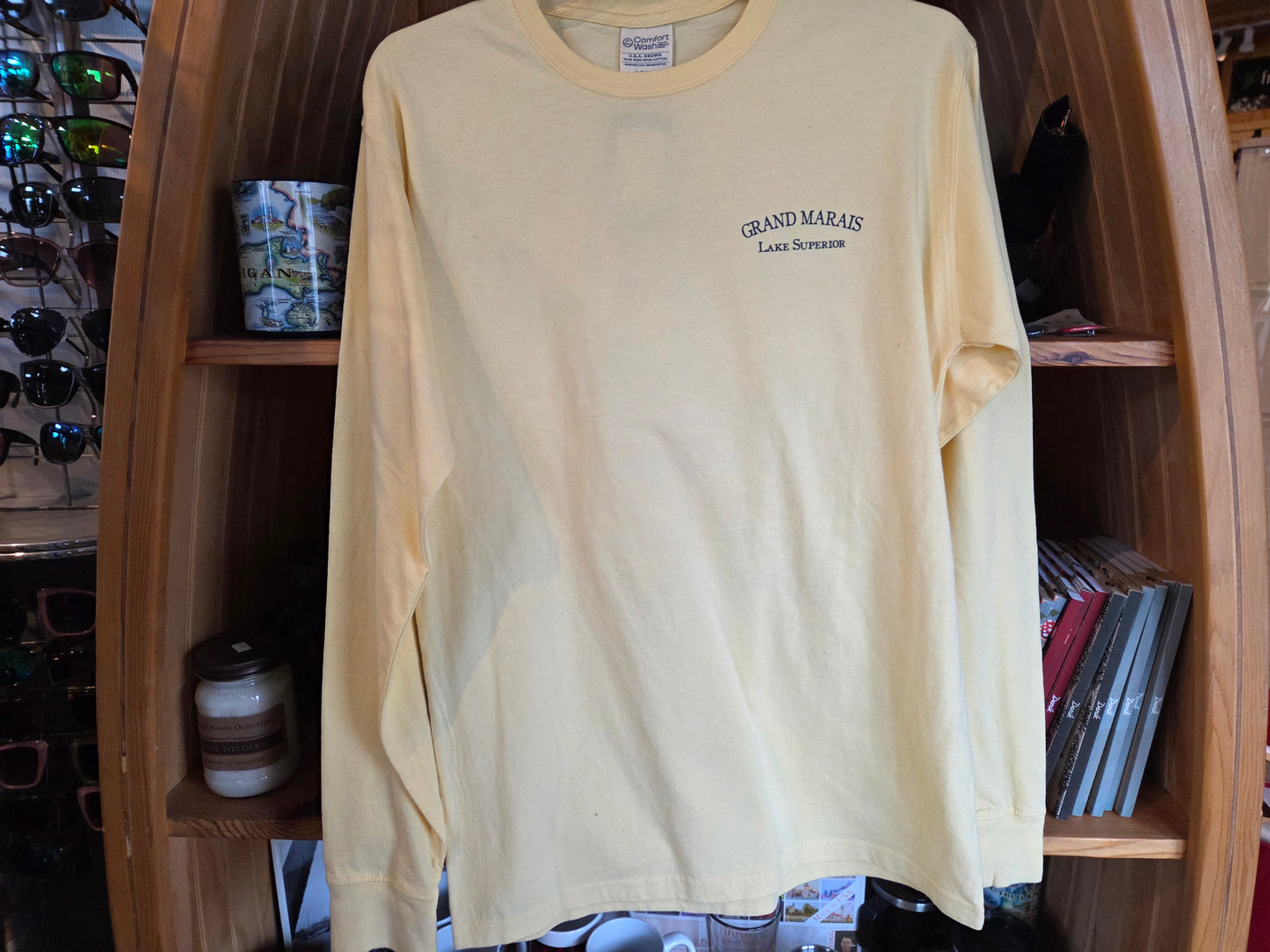 Fishing Lake Superior long sleeve