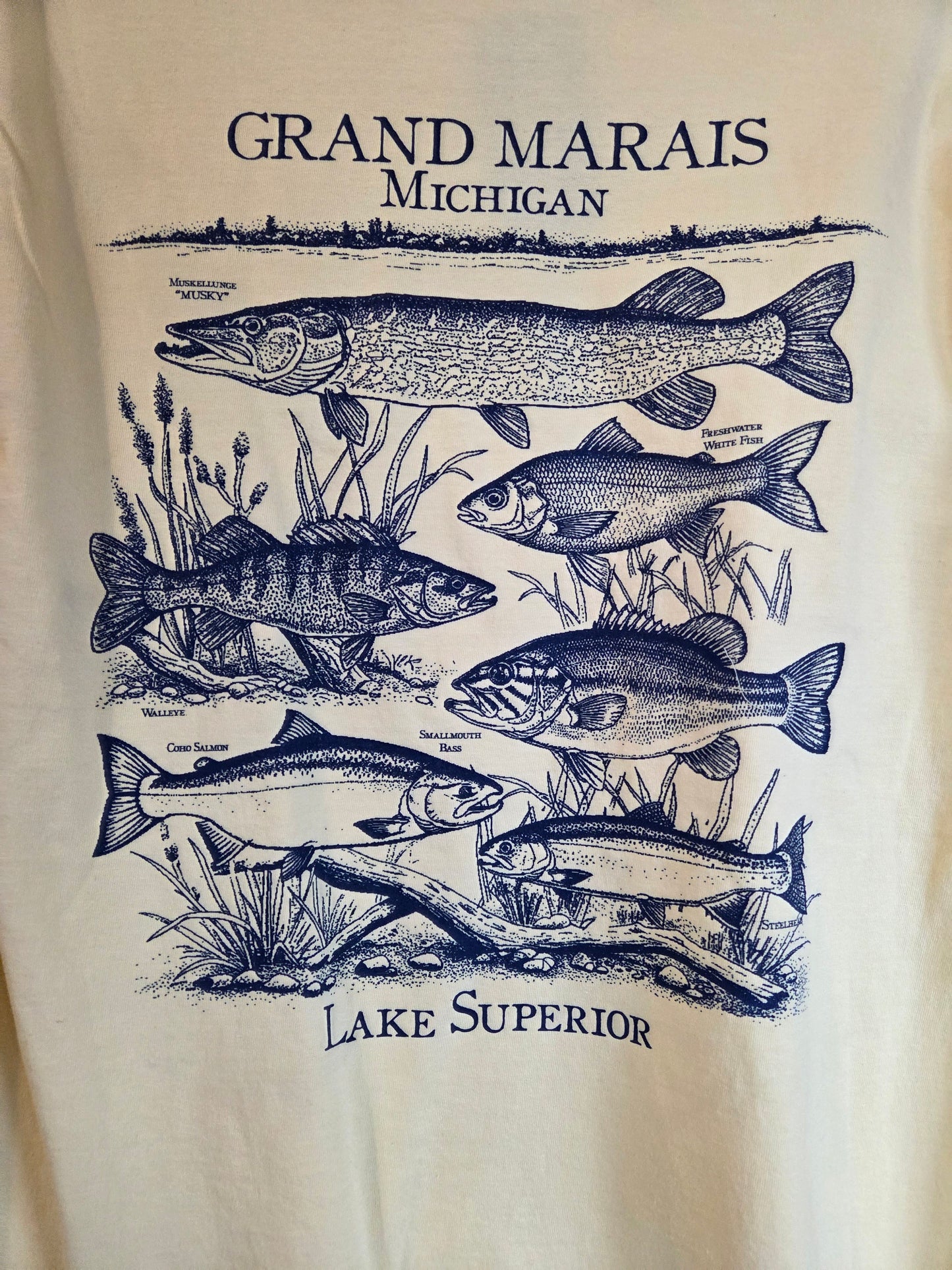 Fishing Lake Superior long sleeve