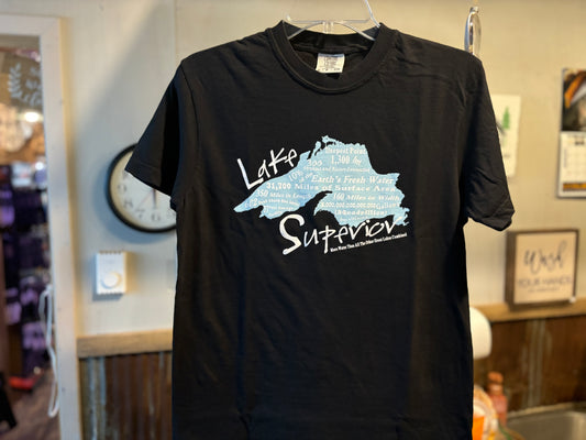 Lake Superior facts short sleeve