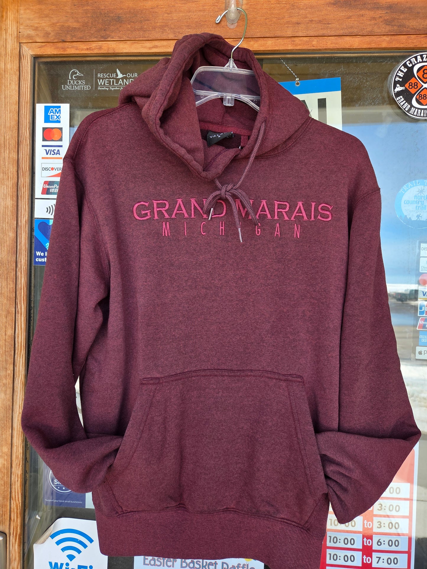 Maroon Grand Marais Hoodie