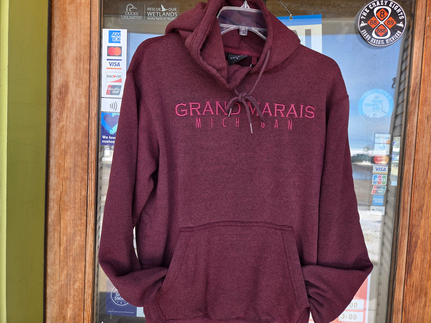 Maroon Grand Marais Hoodie