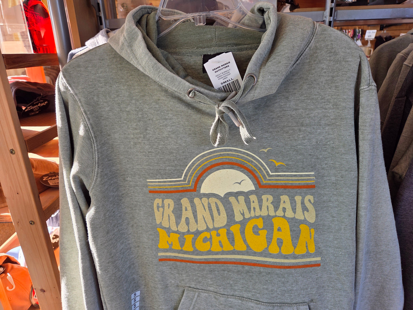 Groovy burnout wash hoodie