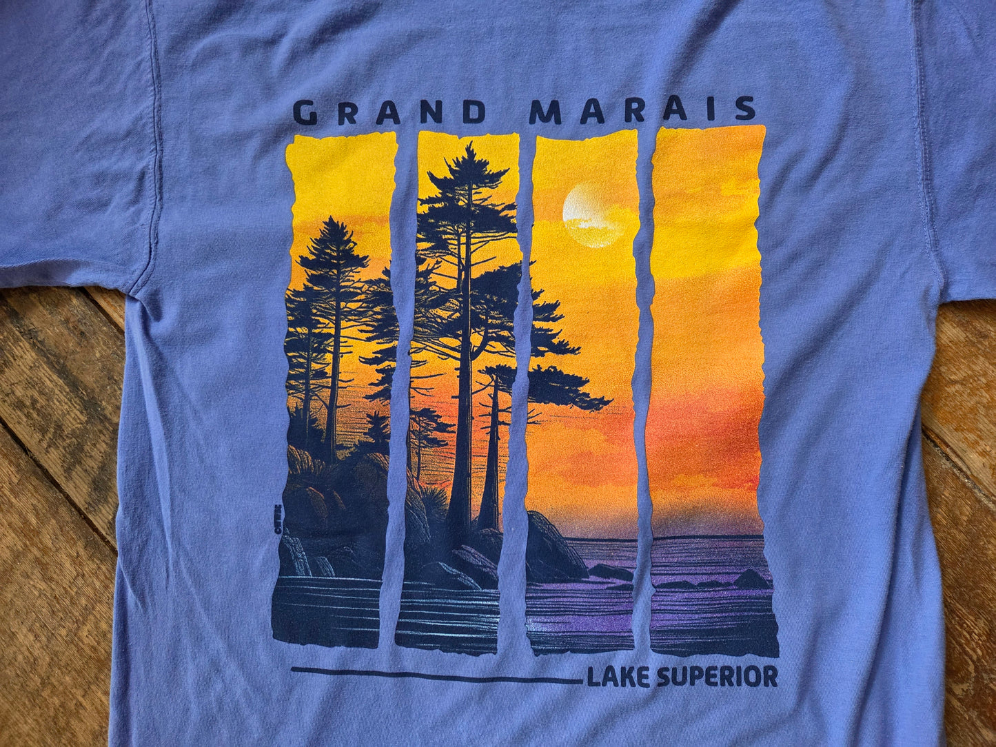 Woods sunset short sleeve