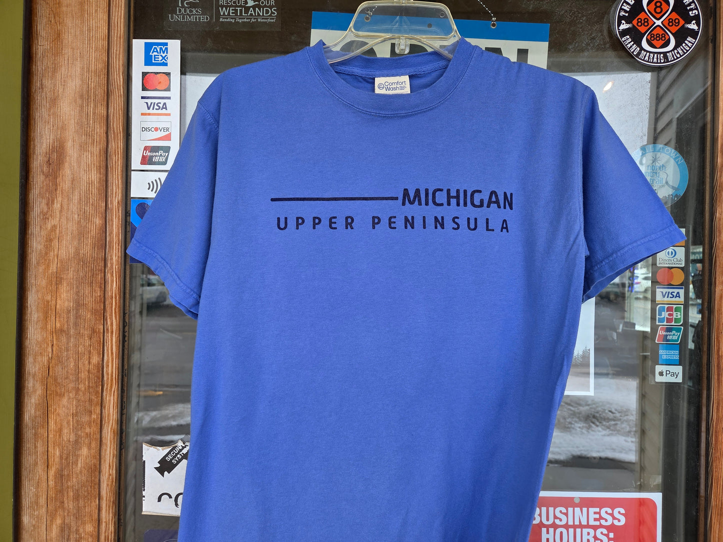 Woods sunset short sleeve