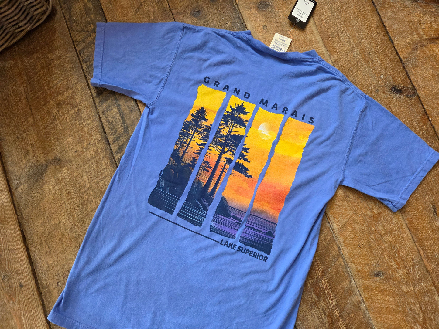 Woods sunset short sleeve
