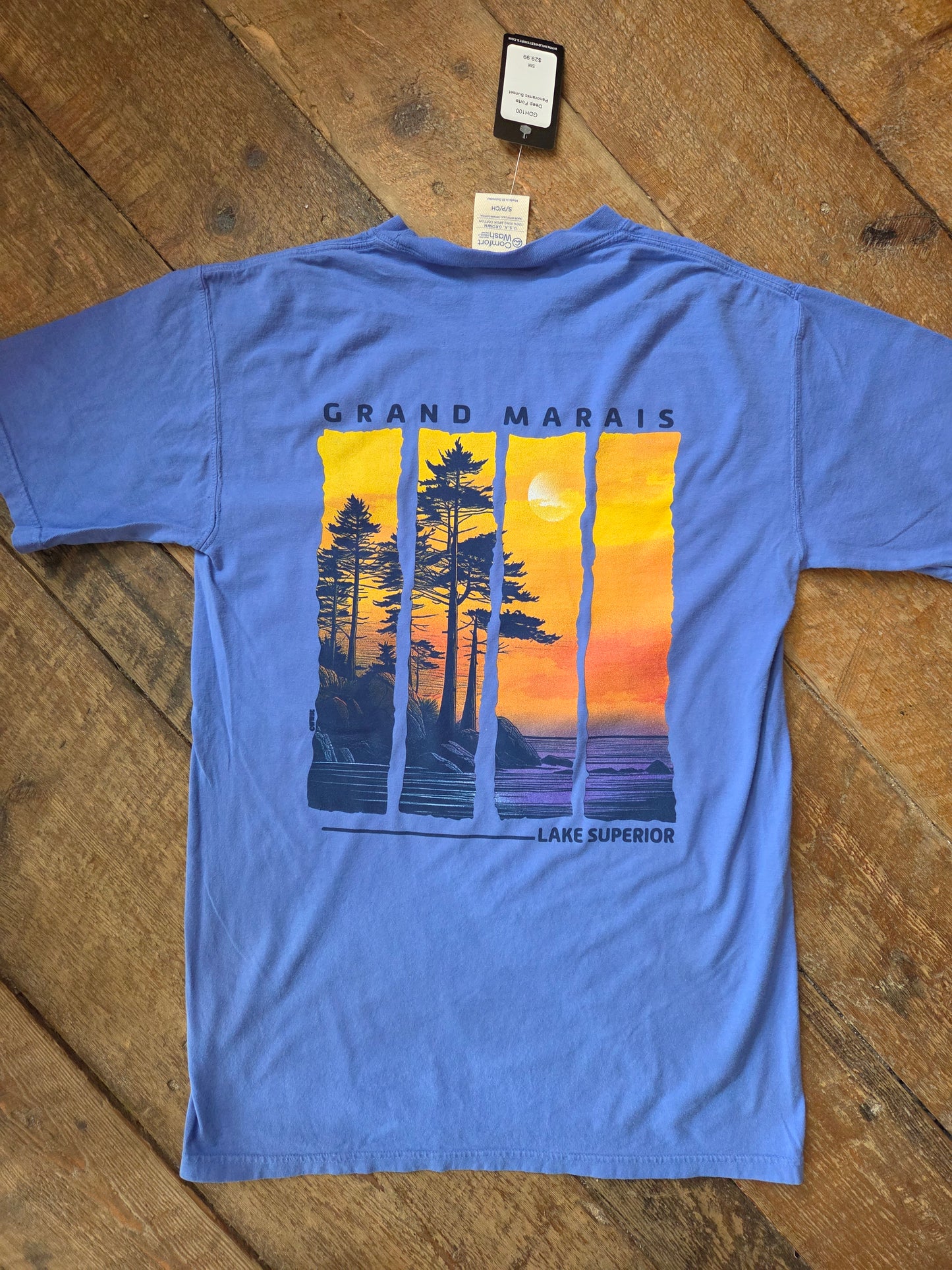 Woods sunset short sleeve