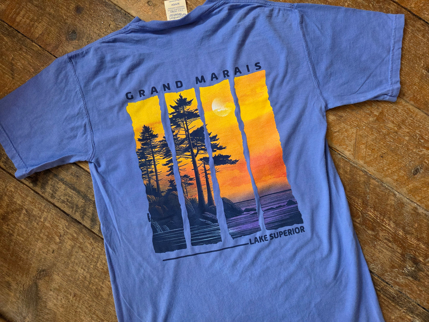 Woods sunset short sleeve