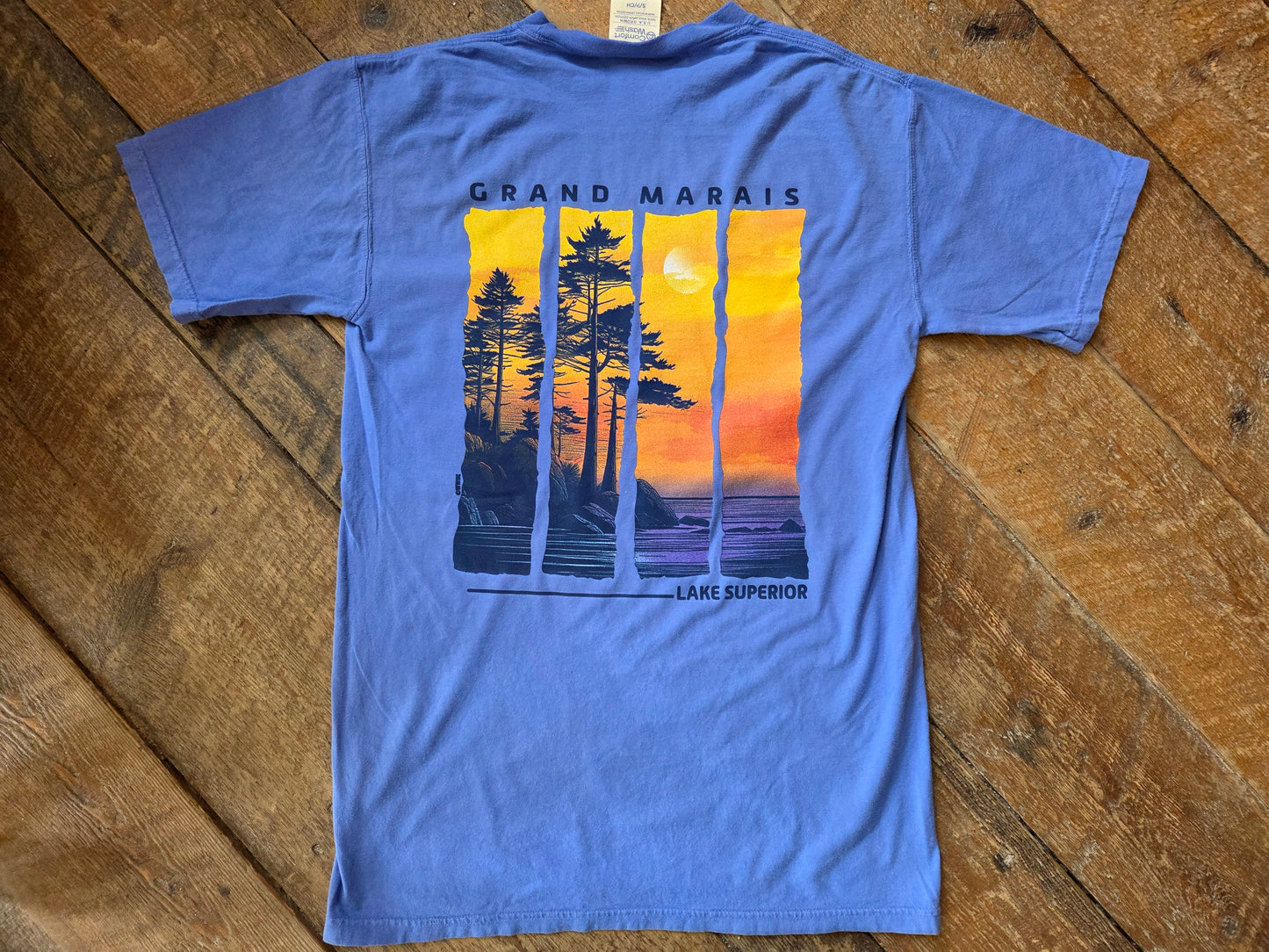 Woods sunset short sleeve