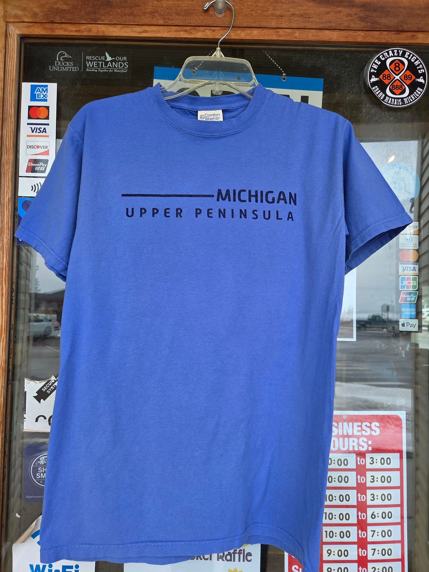 Woods sunset short sleeve