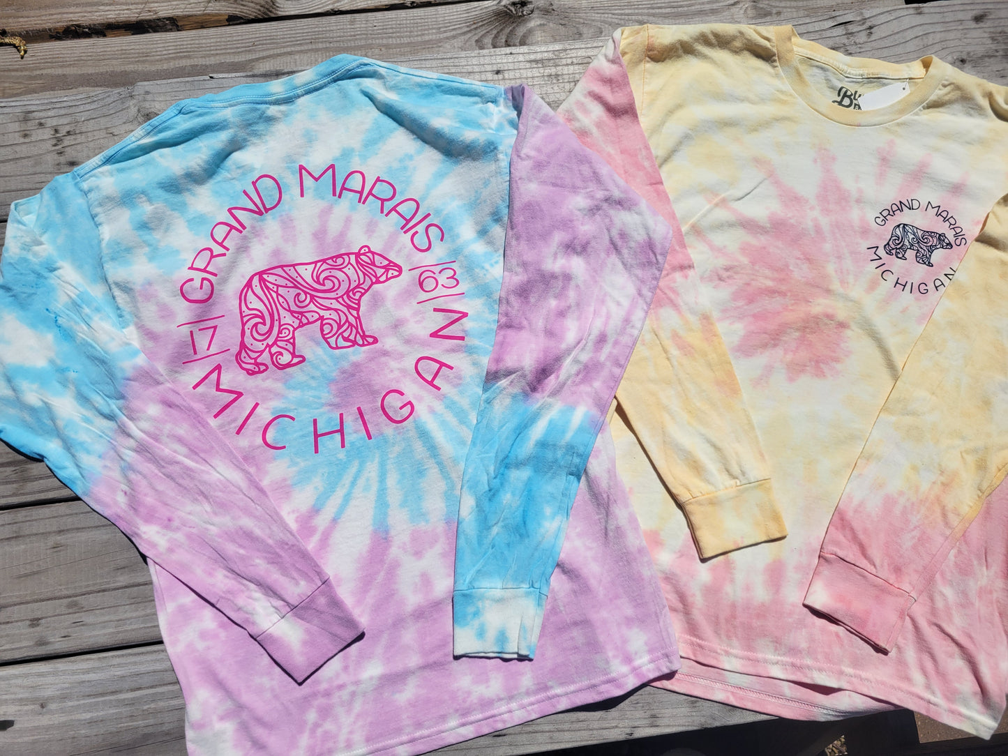 Tie dye long sleeve shirt