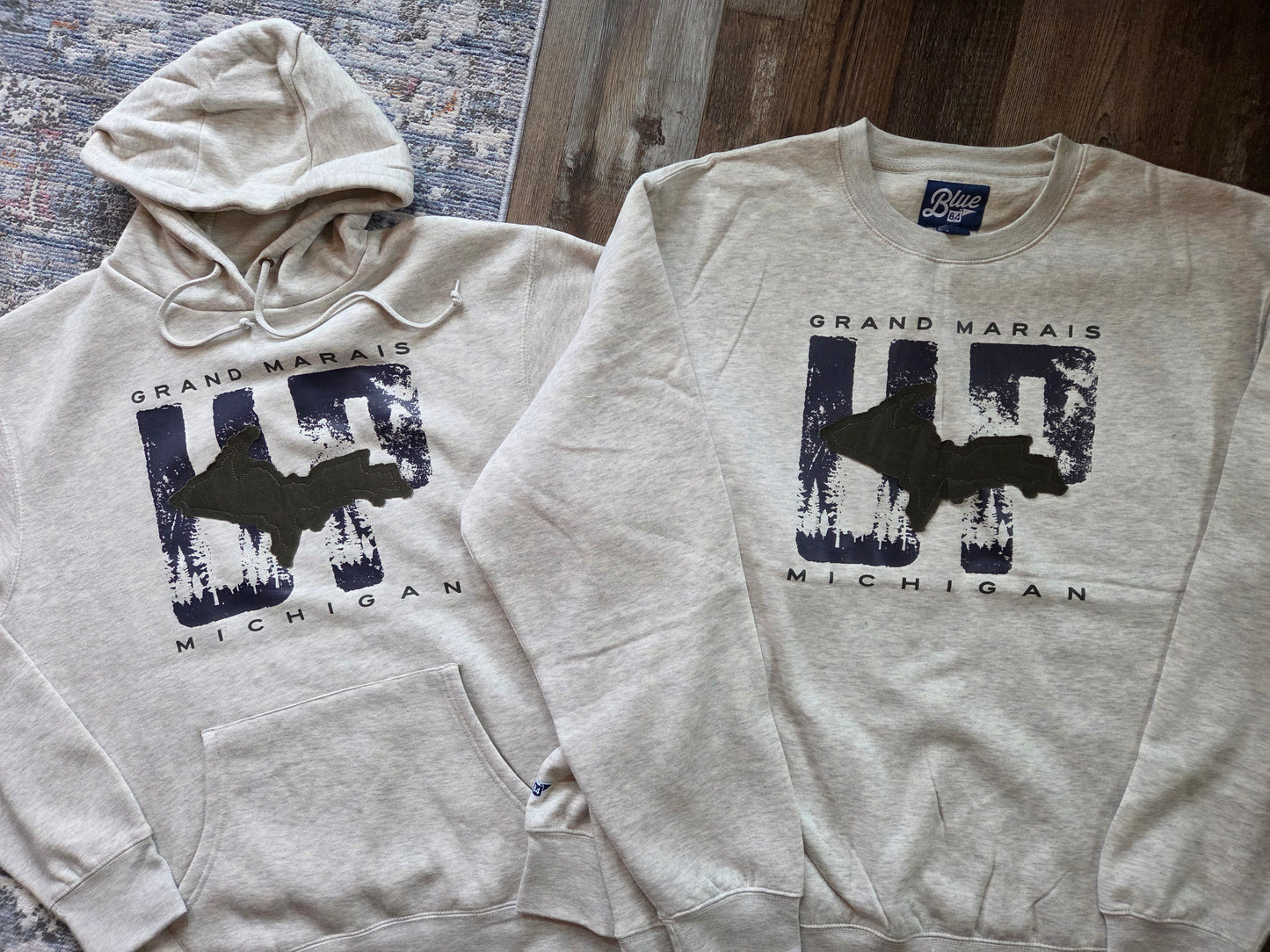Upper Peninsula Design - Hoodie or Crew