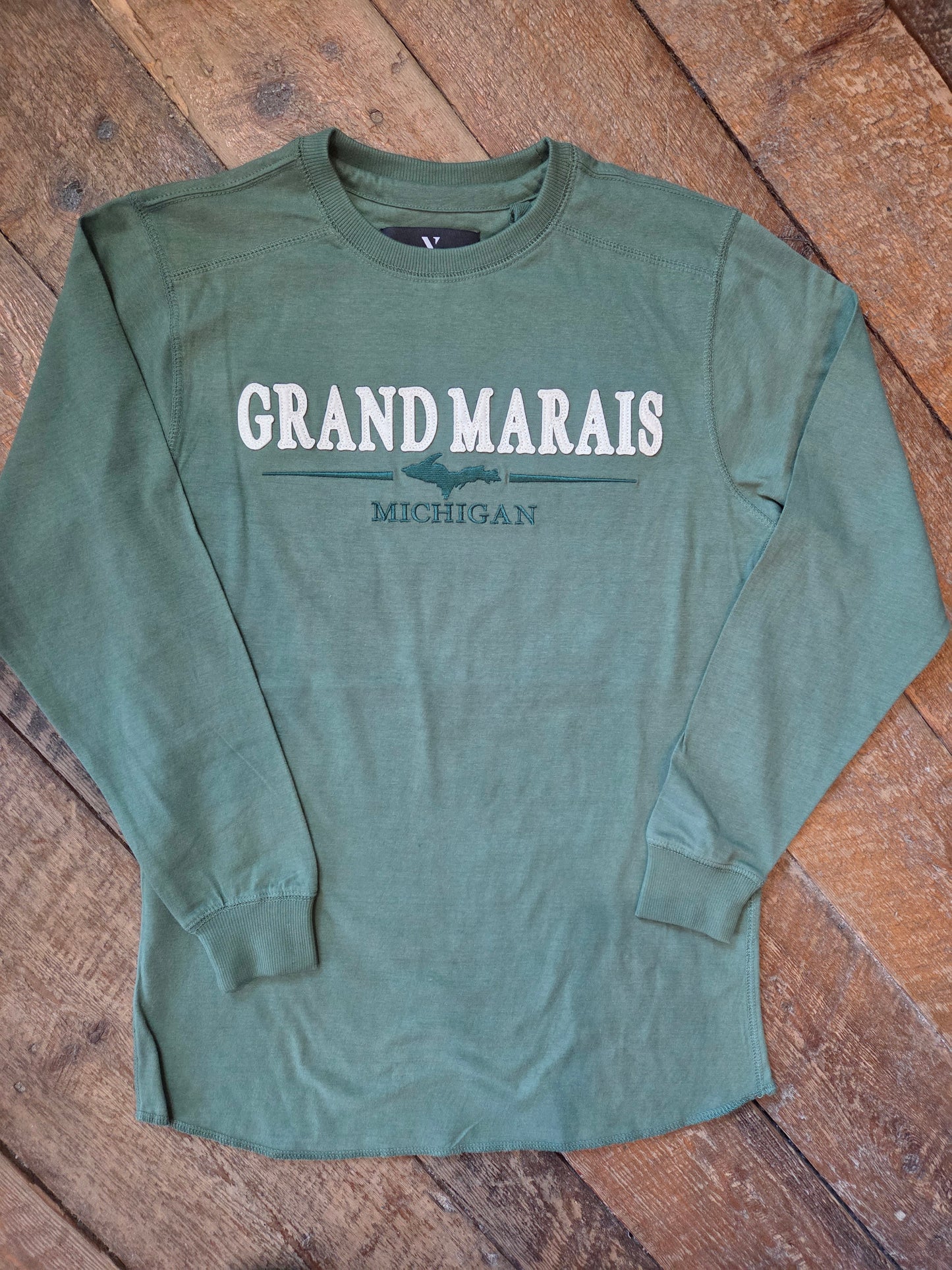 Alpine green sueded Long sleeve