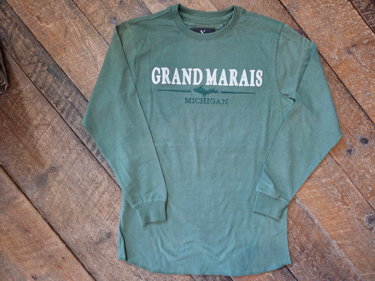 Alpine green sueded Long sleeve