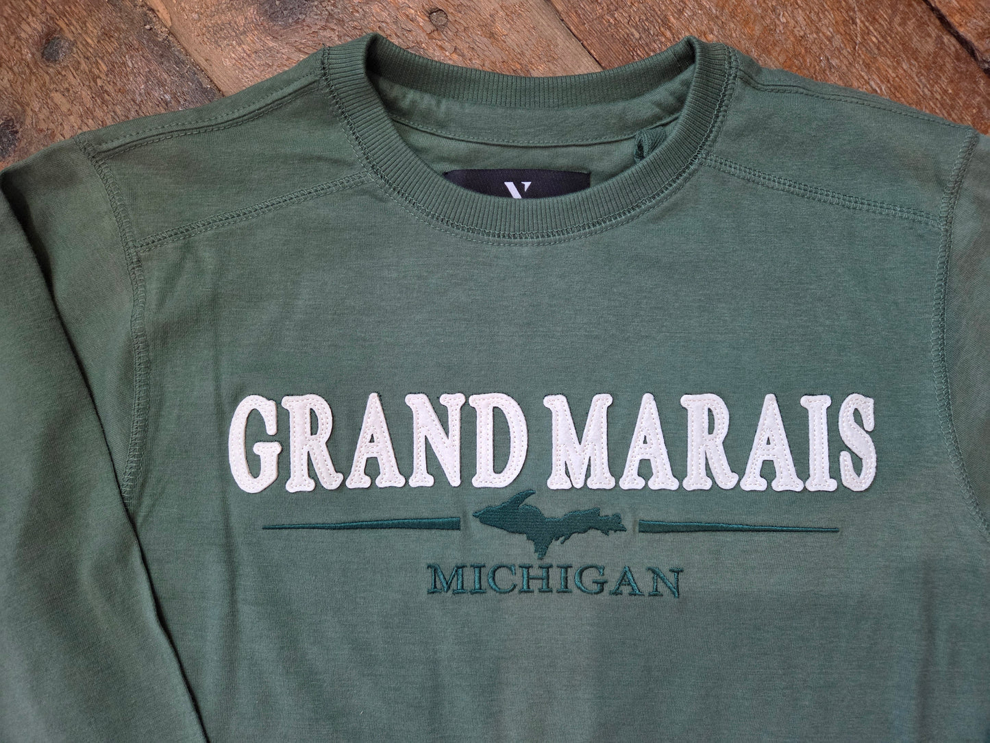Alpine green sueded Long sleeve
