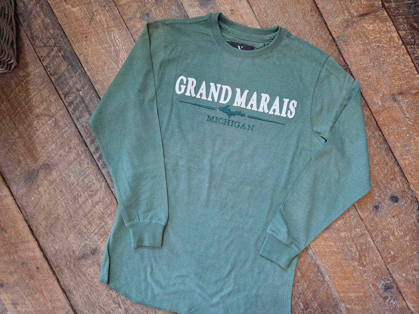 Alpine green sueded Long sleeve