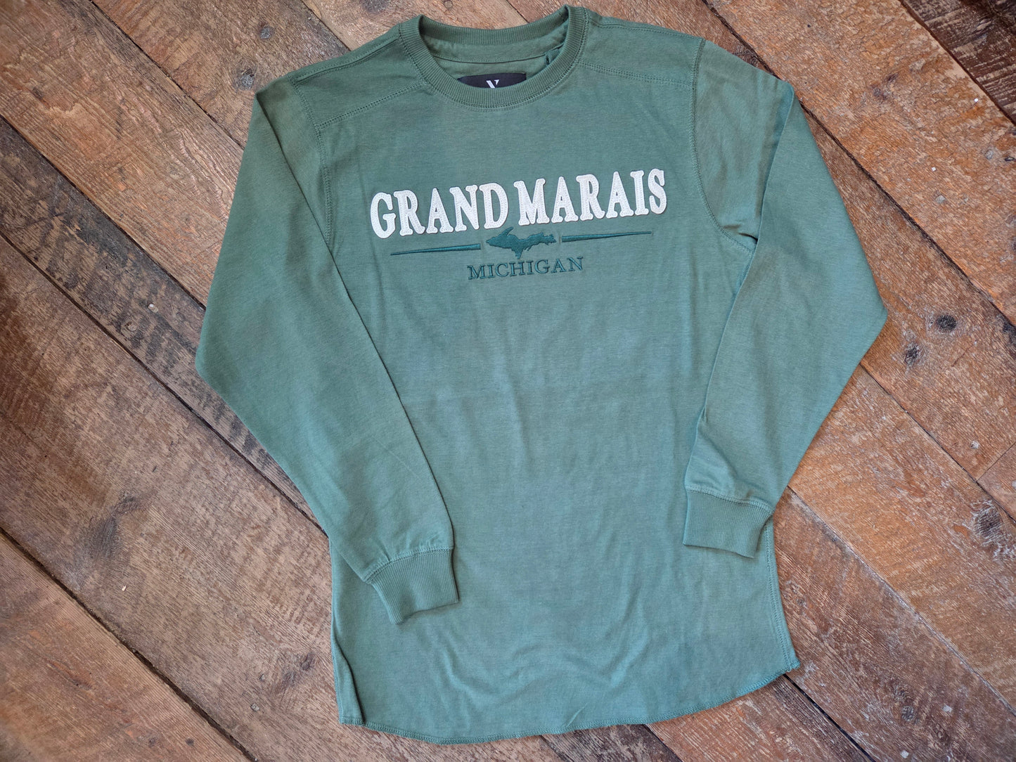 Alpine green sueded Long sleeve