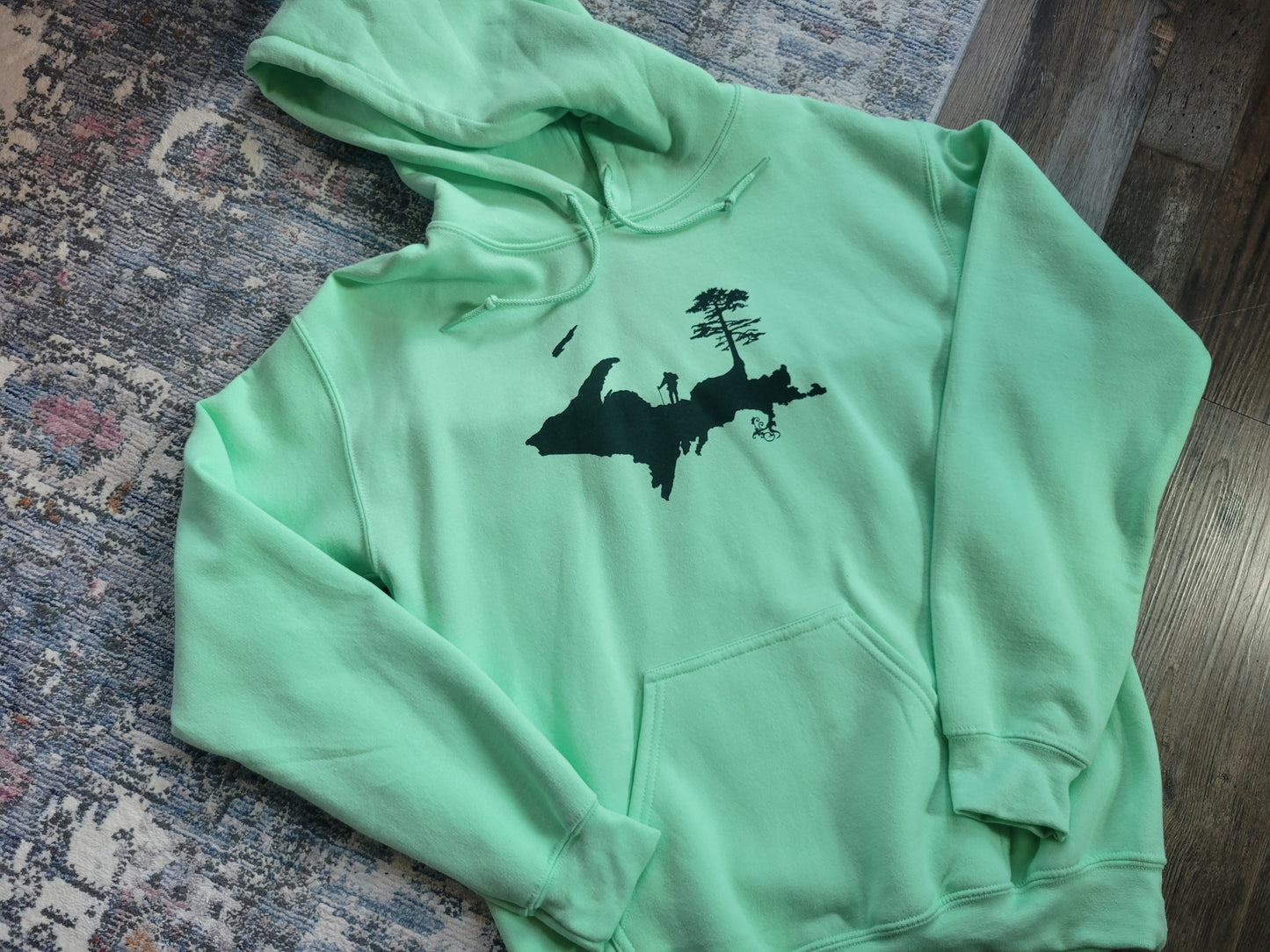 Hiker hoodie - bright green