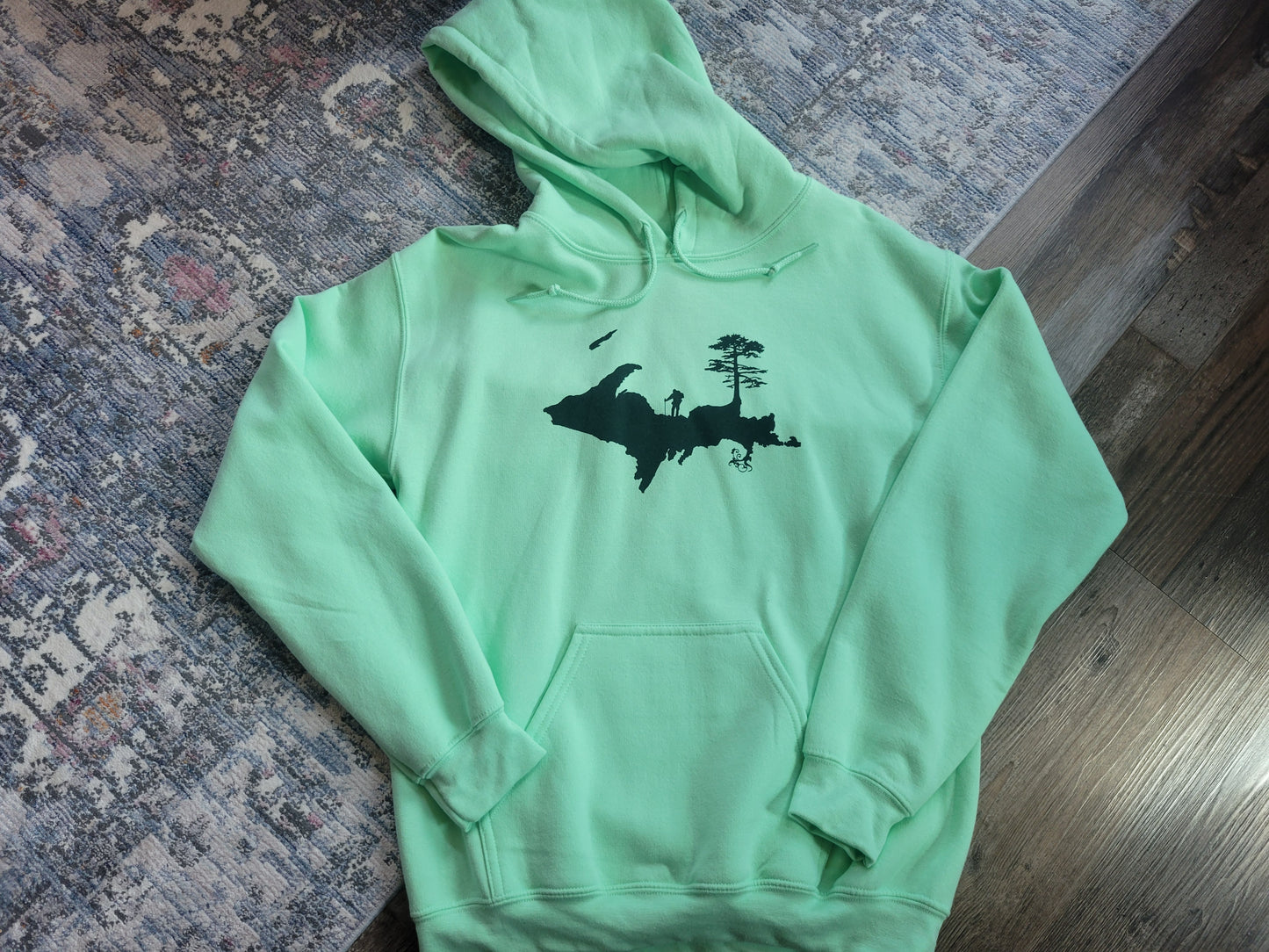 Hiker hoodie - bright green