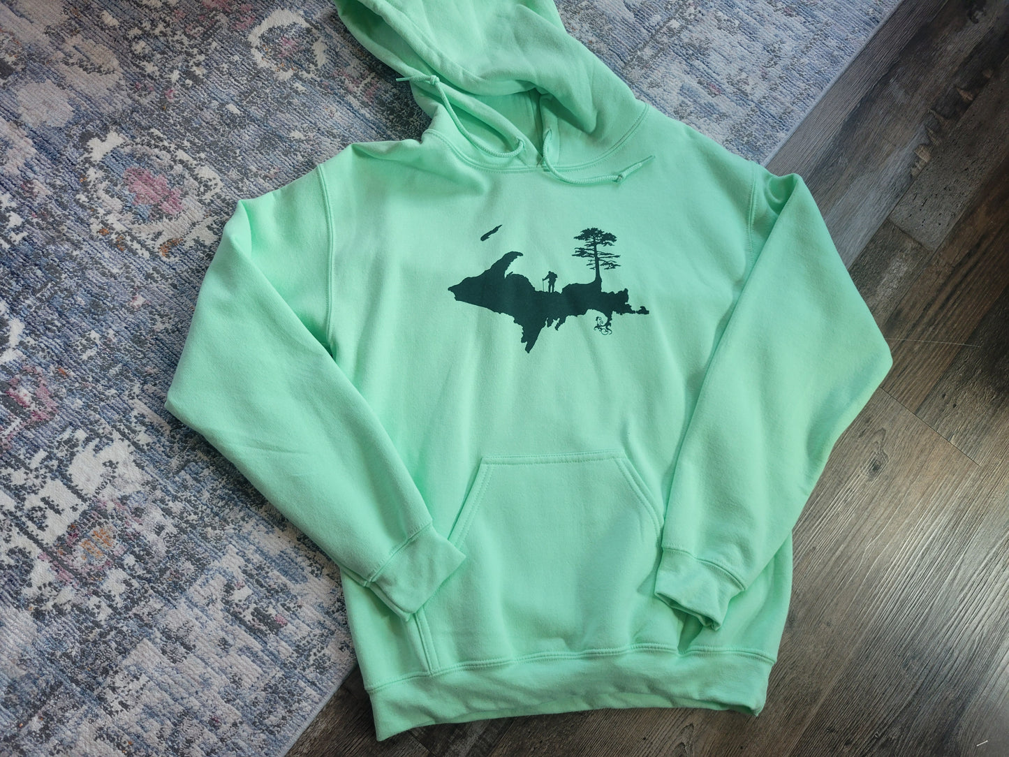 Hiker hoodie - bright green