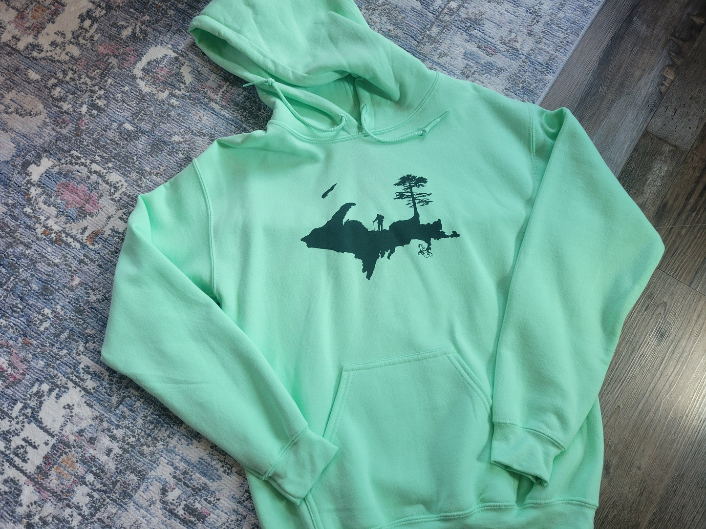 Hiker hoodie - bright green