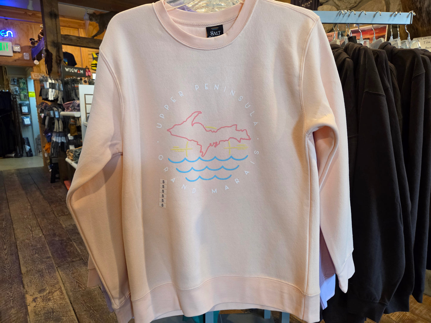 Crew neck sweatshirt - peach or lavender